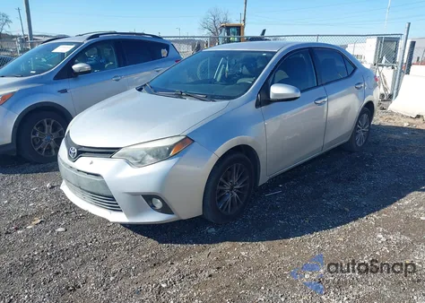 2015 Toyota Corolla Le Plus из США, поврежденный, VIN 2T1BURHE7FC365940